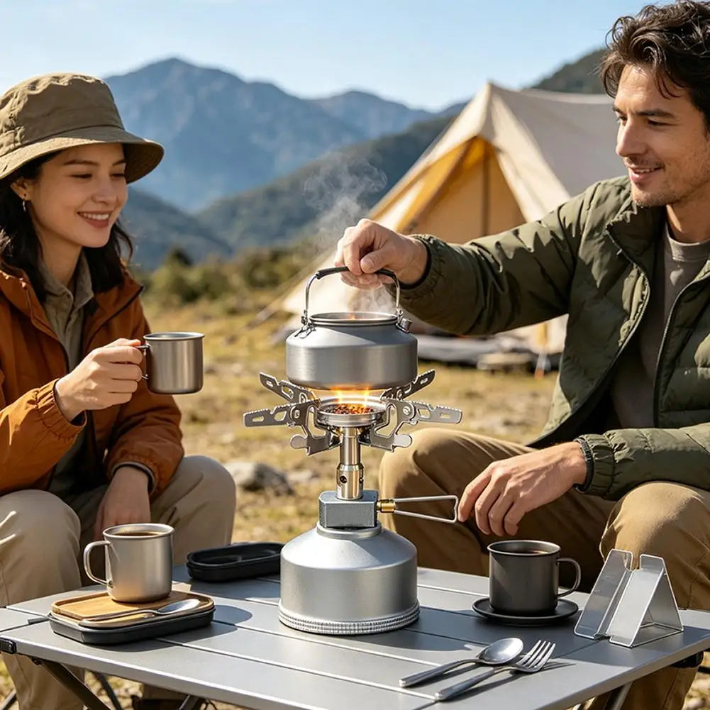 Ultralight Detachable Camping Gas Stove | Backpacking Burner