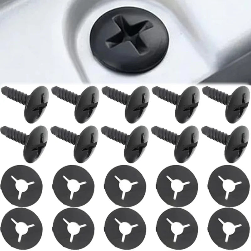 VW Screw Fixing Rivets 7H0915450 – Trim Clips 10-Pack