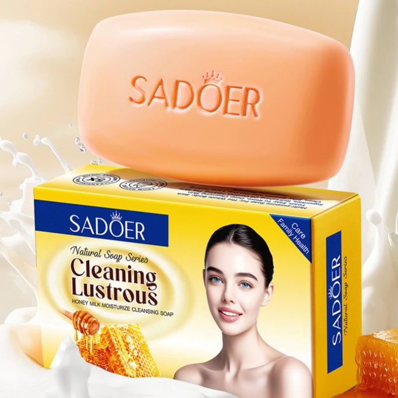 SADOER Honey Milk Moisturizing Cleansing Soap 100g
