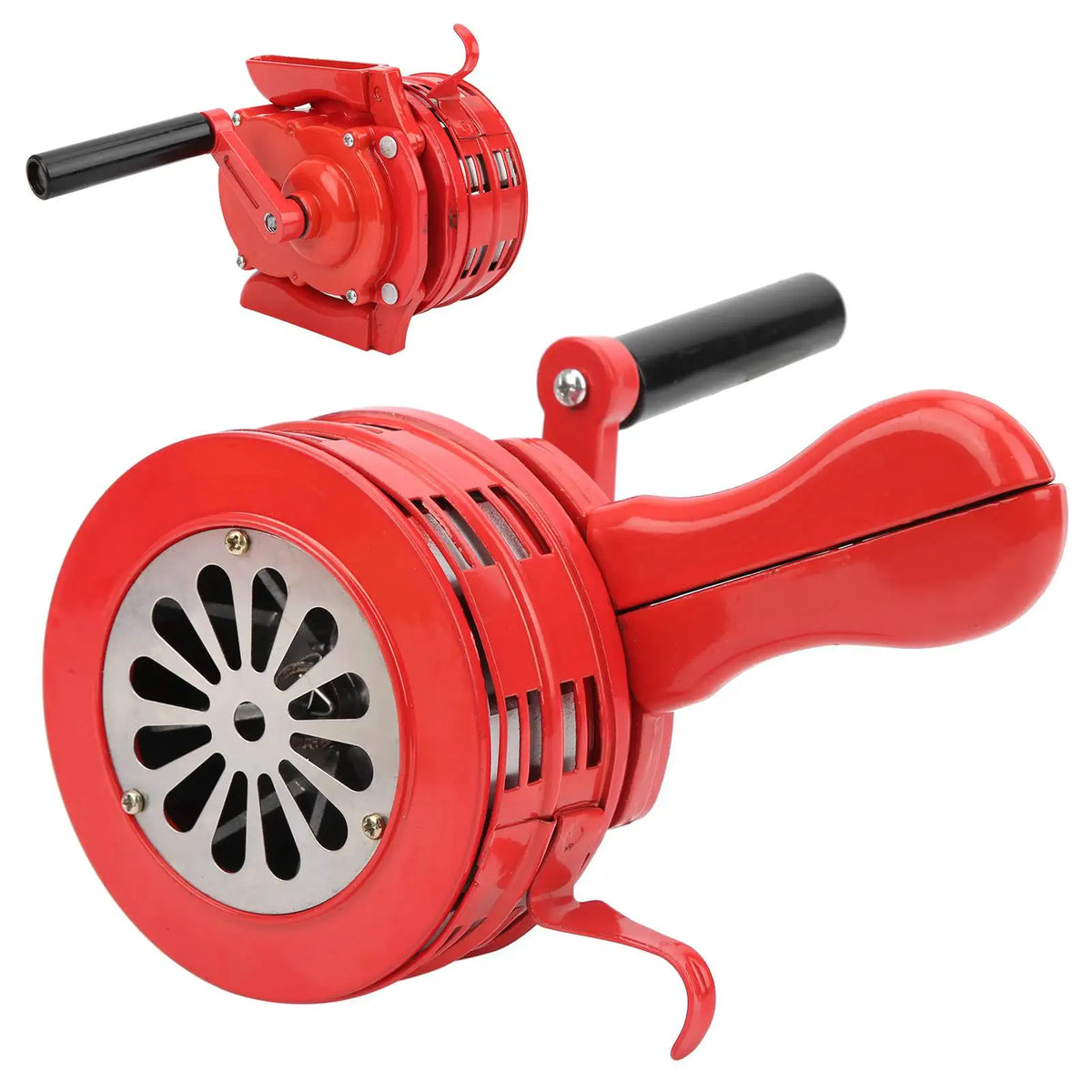 Hand Crank Siren – 120dB Portable Metal Manual Alarm