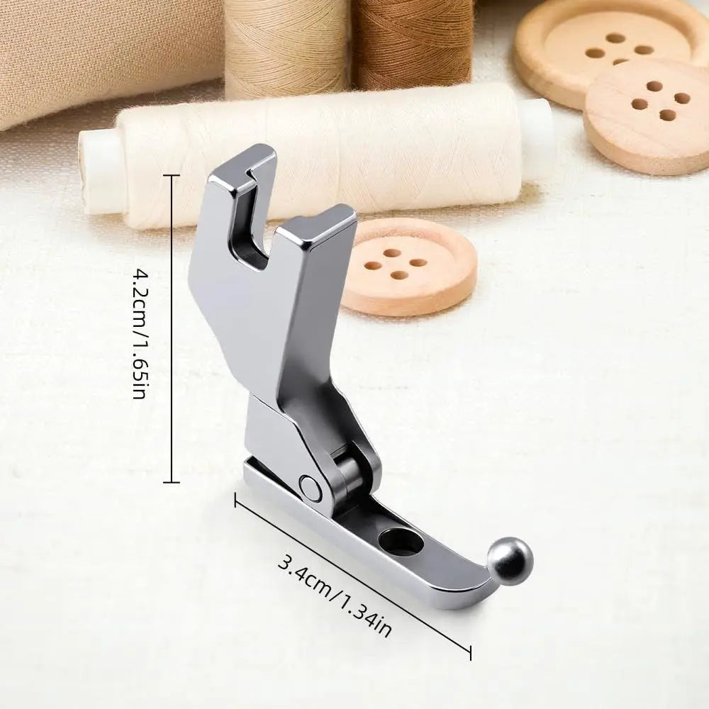Steel Bead & Sequin Sewing Presser Foot – No-Tap Guide P369