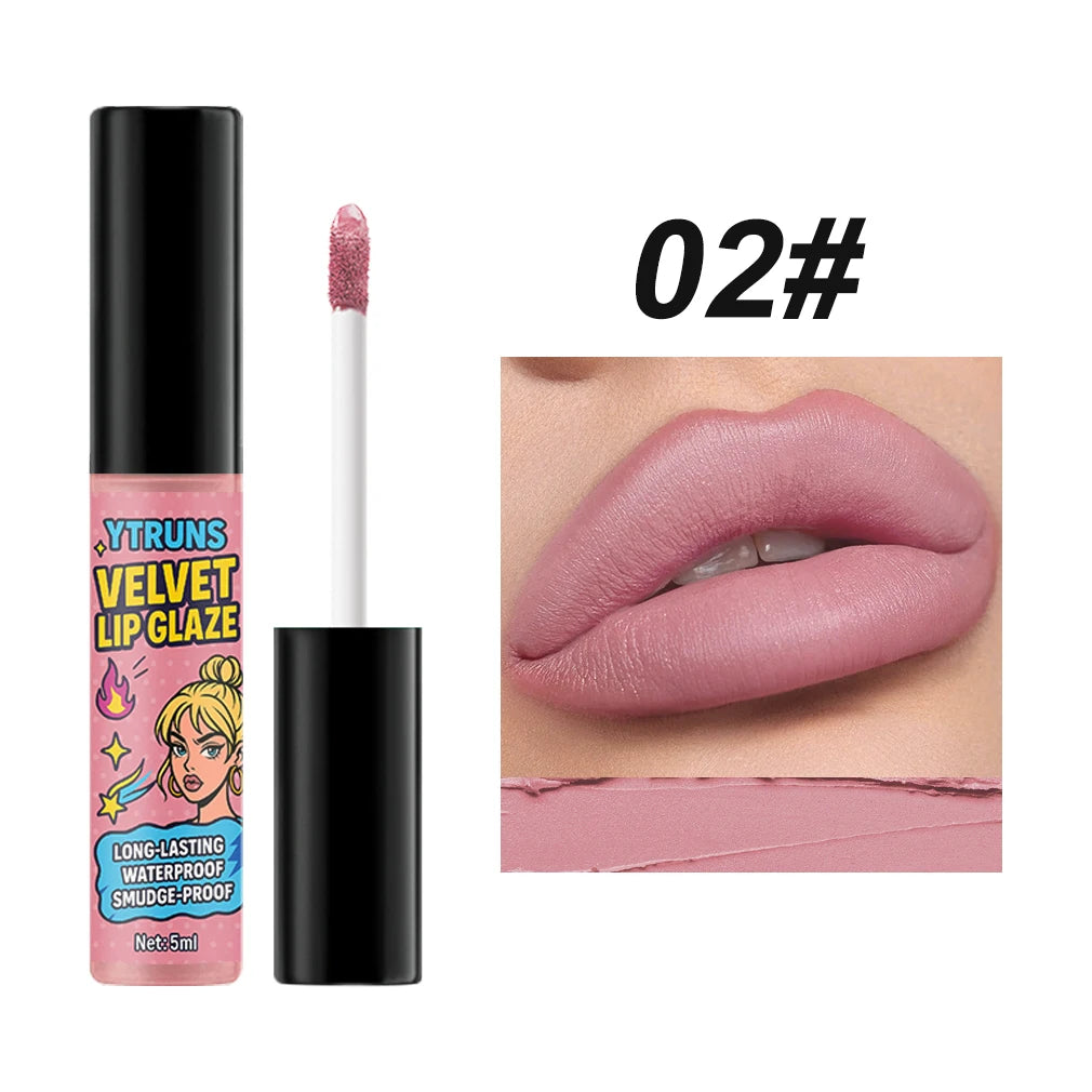YTRUNS Matte Liquid Lipstick – Waterproof Long-Lasting Lip Tint