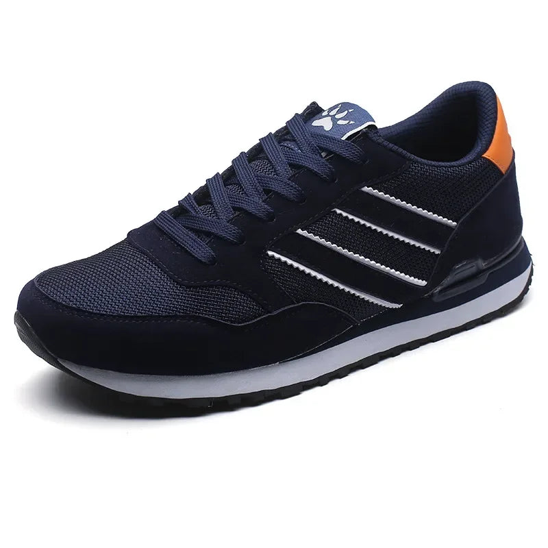 LEDP Men's Breathable Lace-Up Sneakers – Casual Walking Shoes