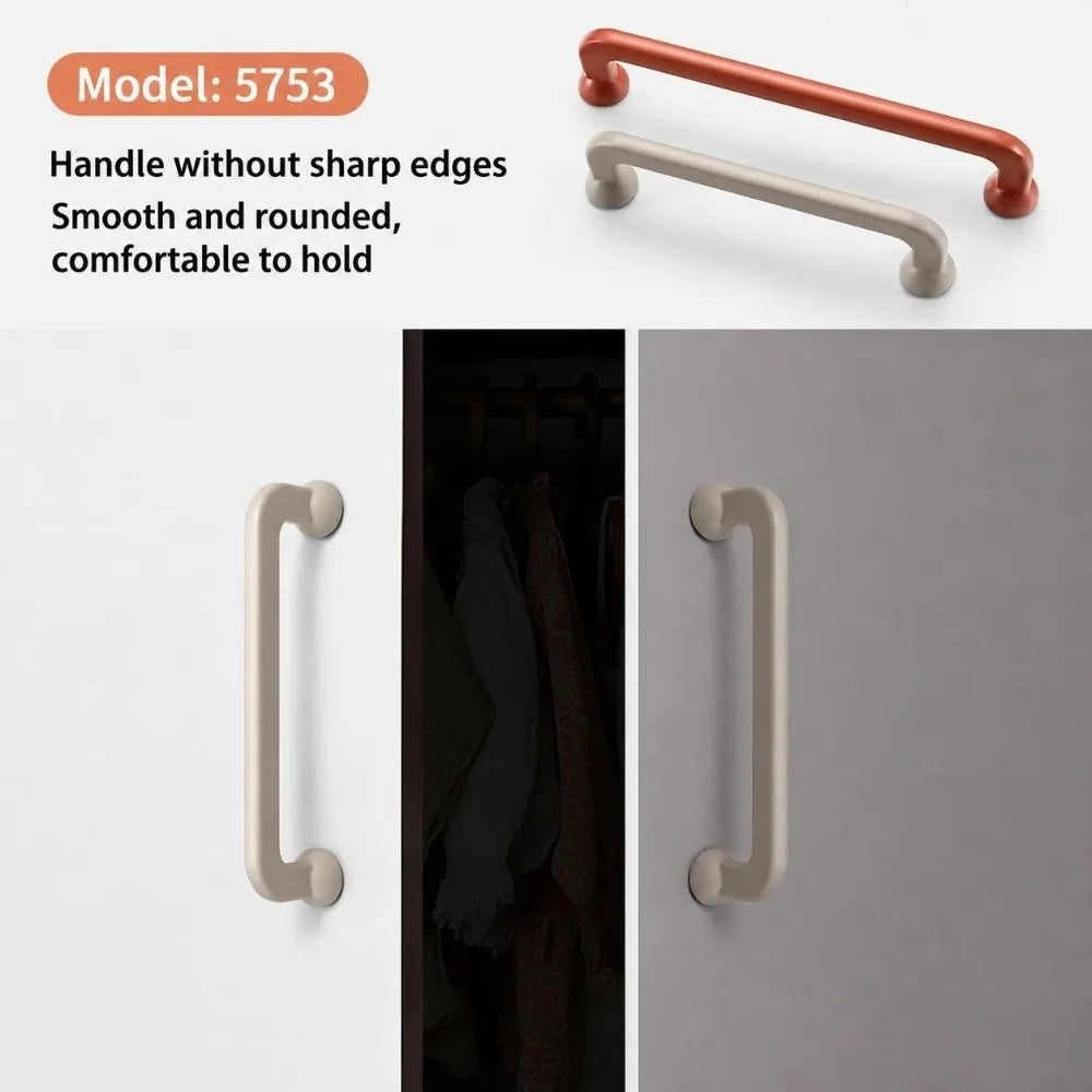 Zinc Alloy Cabinet Door Handle – Baked Paint Drawer Knob