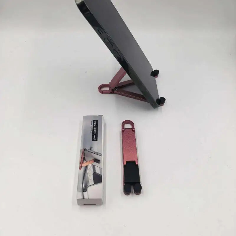 Mini Foldable Keychain Phone Stand – Multi-Angle Holder