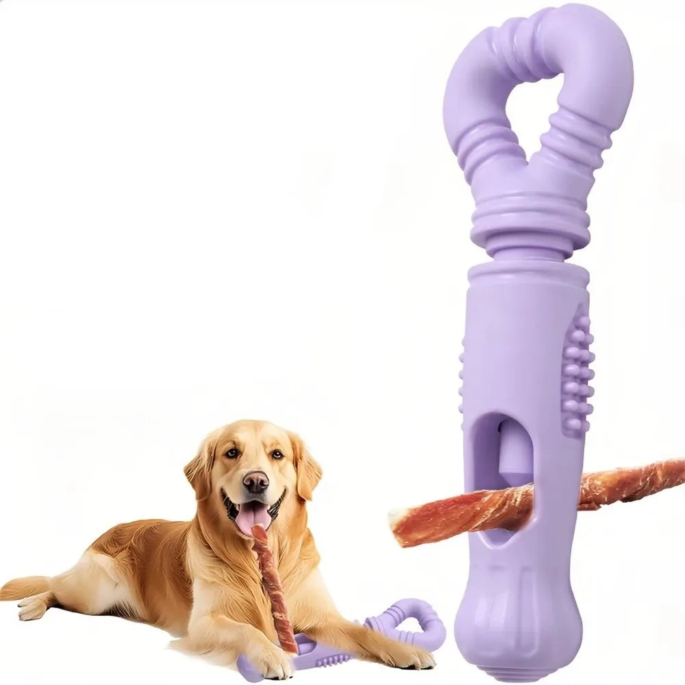 Rotating Dog Chew Stick Toy – Interactive Nylon for All Breeds