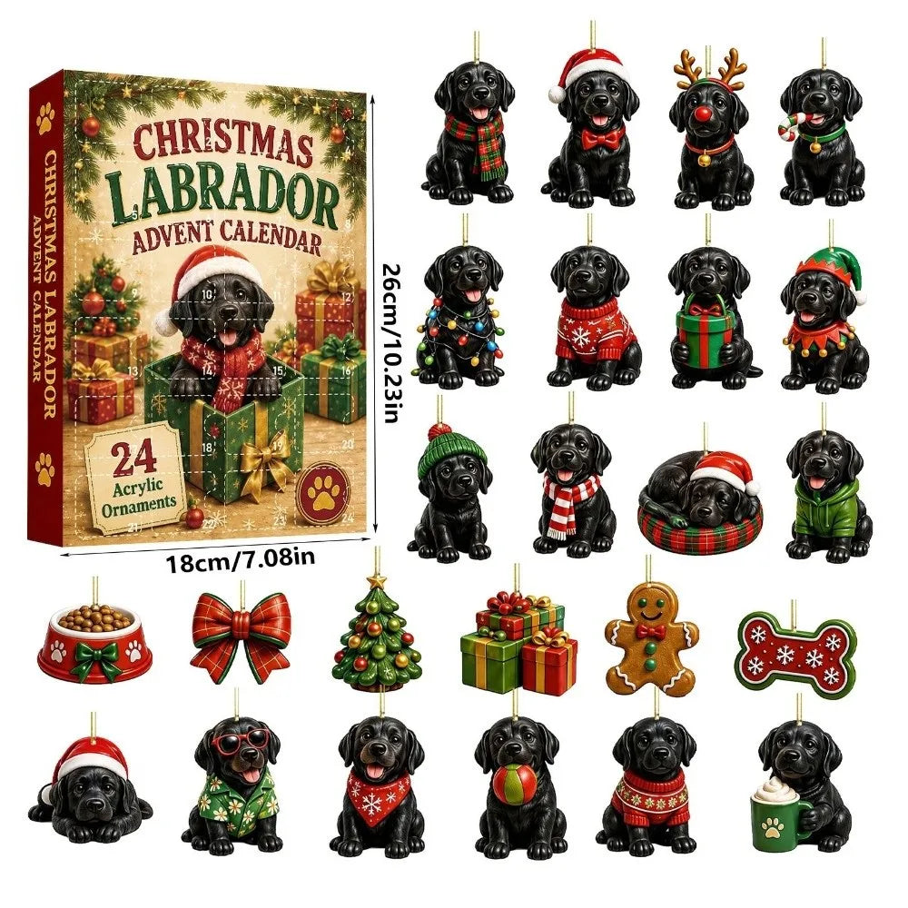 24-Day Advent Calendar 2026 – Acrylic 2D Christmas Countdown