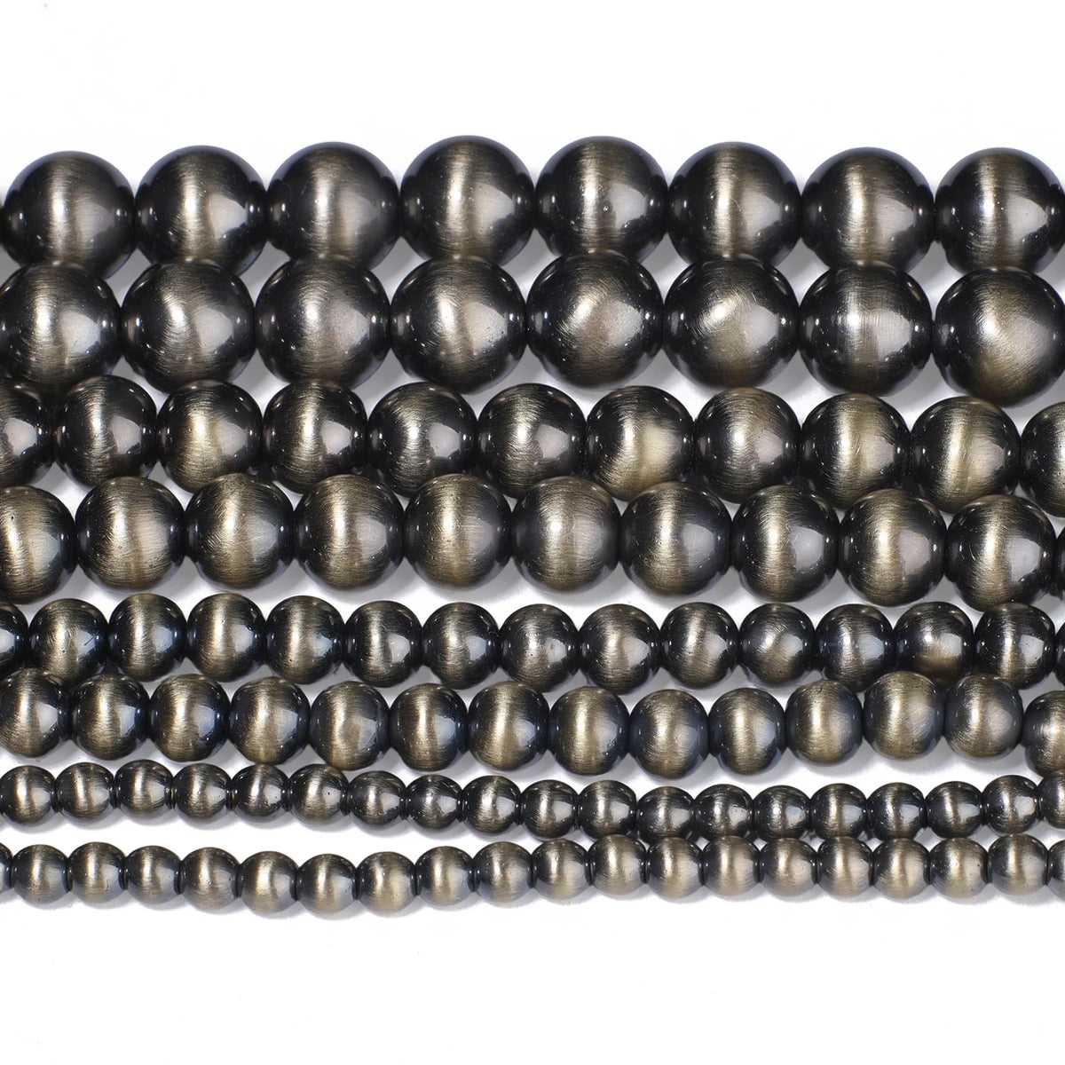 Vintage Brushed Bronze Hematite Round Spacer Beads 4–10mm DIY