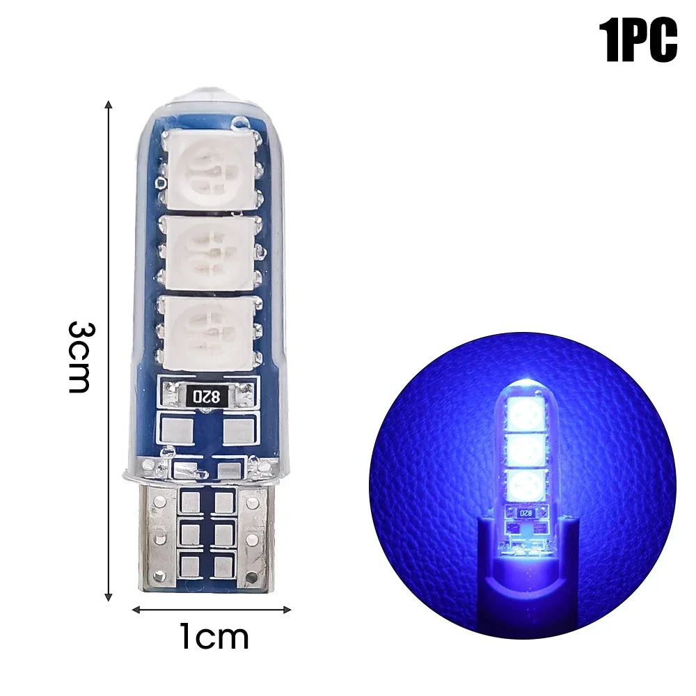 W5W T10 5050 SMD LED Bulbs – License Plate & Marker Lights
