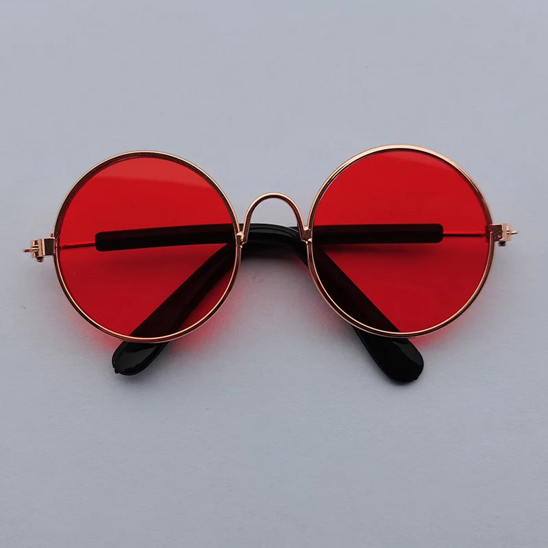 Vintage Round Pet Glasses – Dog & Cat Photo Prop Eyewear