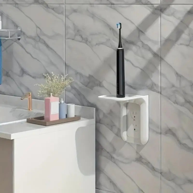 Wall Outlet Shelf – Space-Saving Phone & Speaker Stand