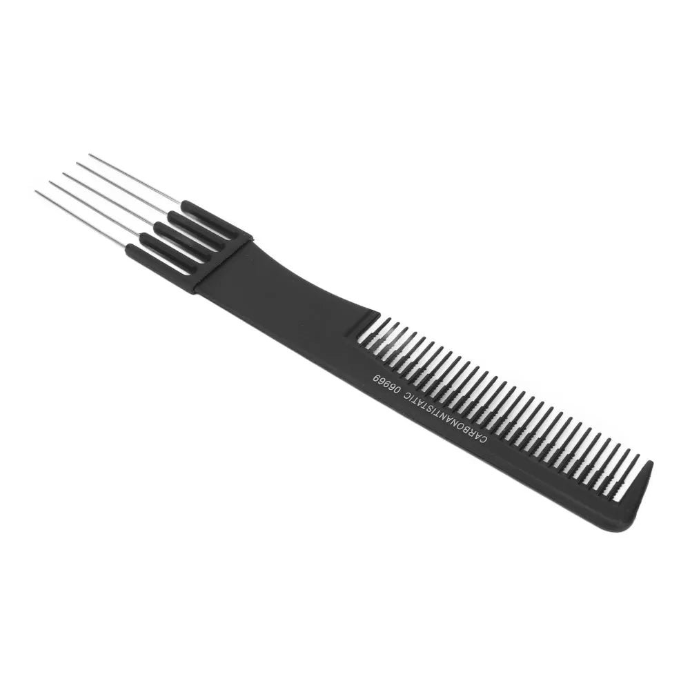 10-Pack Carbon Lift Teasing Combs – Fine Teeth Salon Back Comb