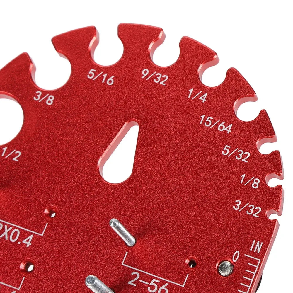 Aluminum Alloy Thread Checker Gauge – Nut & Bolt Identifier