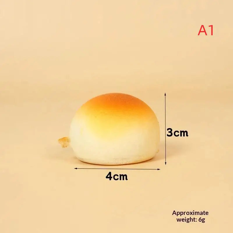Milk Bread Squishy Toy – Realistic PU Squeeze Fidget Toy