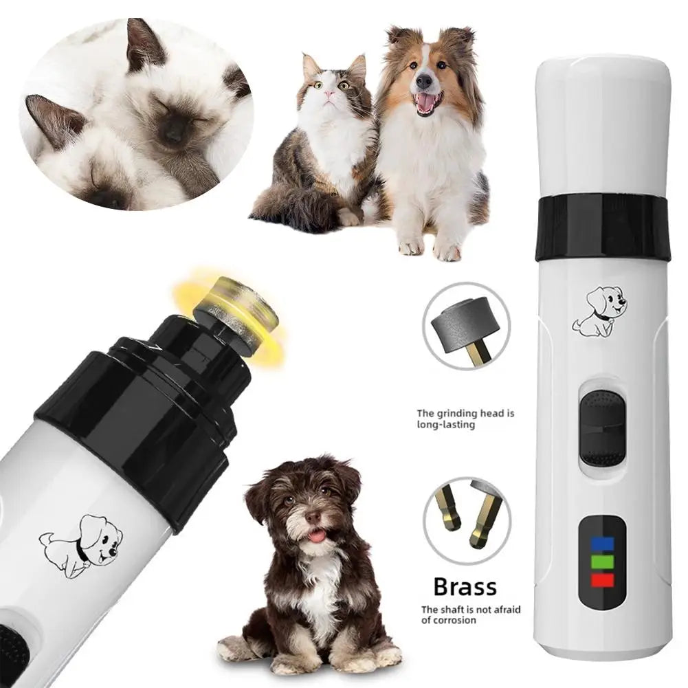 USB Rechargeable Electric Pet Nail Grinder – Dogs & Cats