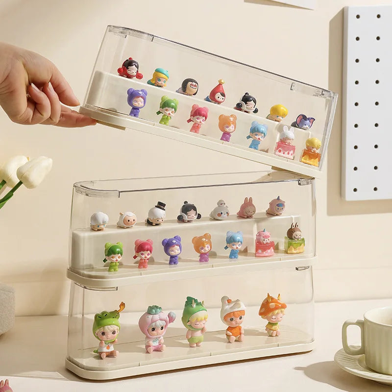 Acrylic Wall-Mounted Display Cabinet for Collectible Figures