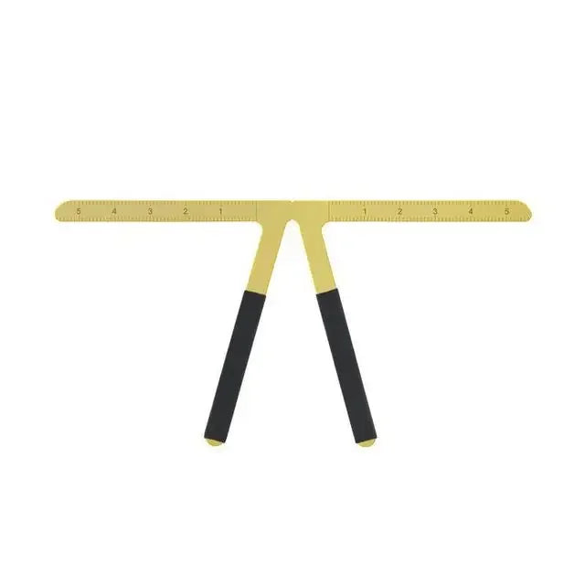 Stainless Steel Microblading Ruler – Eyebrow Tattoo Stencil
