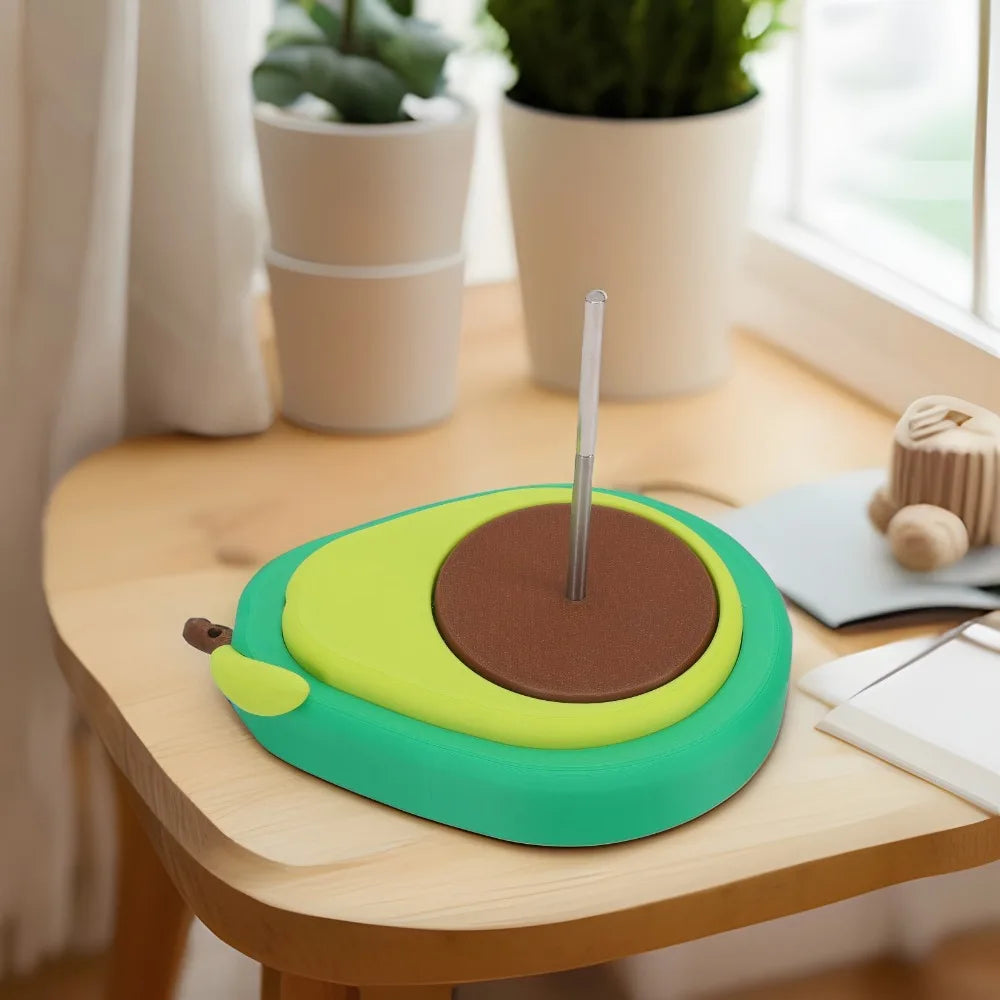 Avocado Rotating Yarn Spinner Holder – Detachable Ball Dispenser