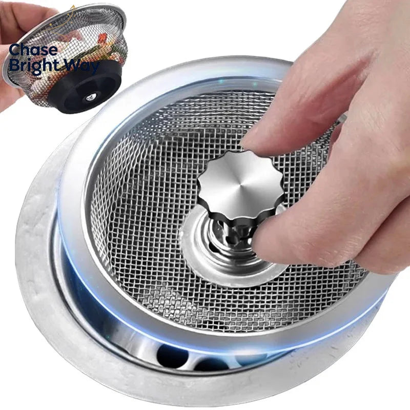 Stainless Steel Sink Strainer & Drain Hair Catcher Filter