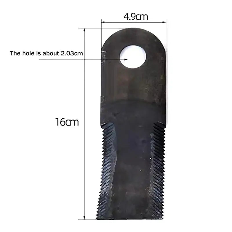 Grass Shredder Serrated Knife Hammer – Lawn Mower Accessory