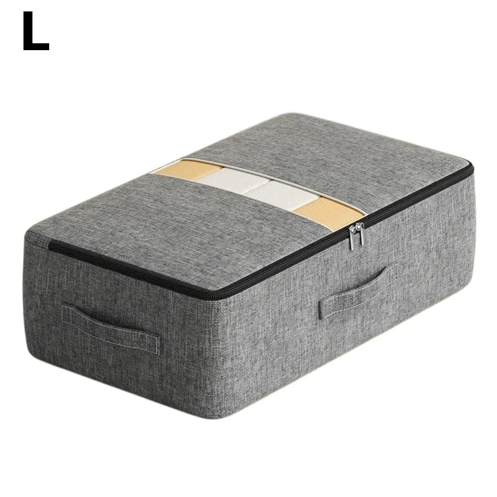 Under Bed Storage Bag – Transparent Window & Handle | 4 Sizes