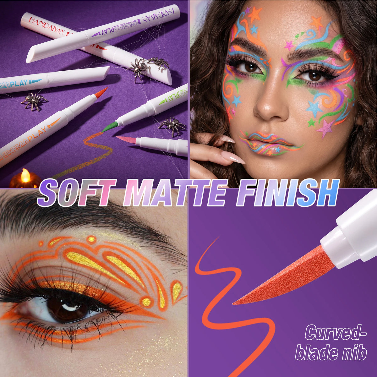 Washable Face & Body Paint Pen – Tattoo Marker for Cosplay