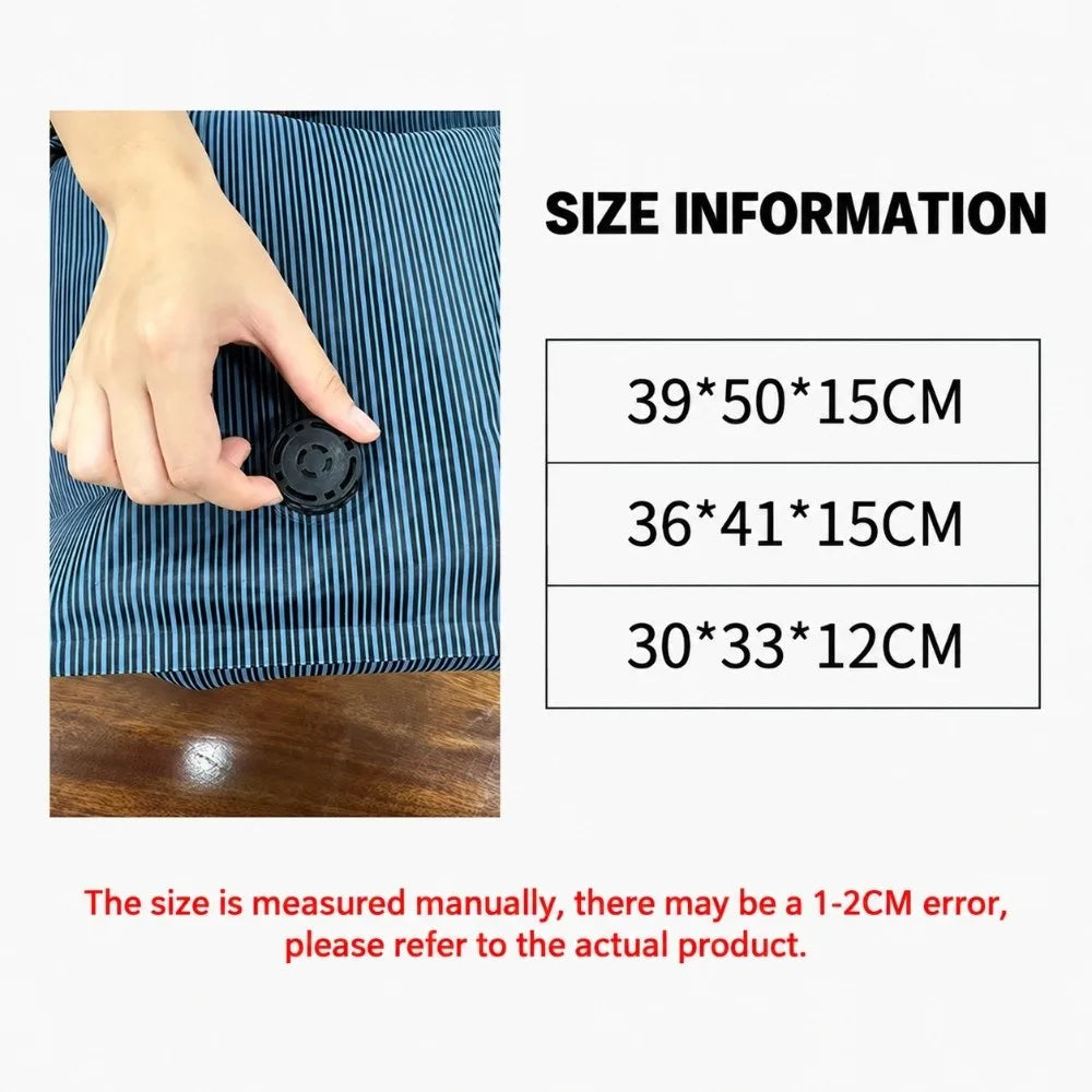 Hand Roll Vacuum Storage Bags – No Pump Space Saver