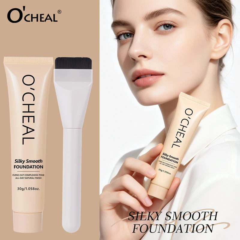 Silky Smooth Liquid Foundation – Waterproof, Long-Lasting Coverage