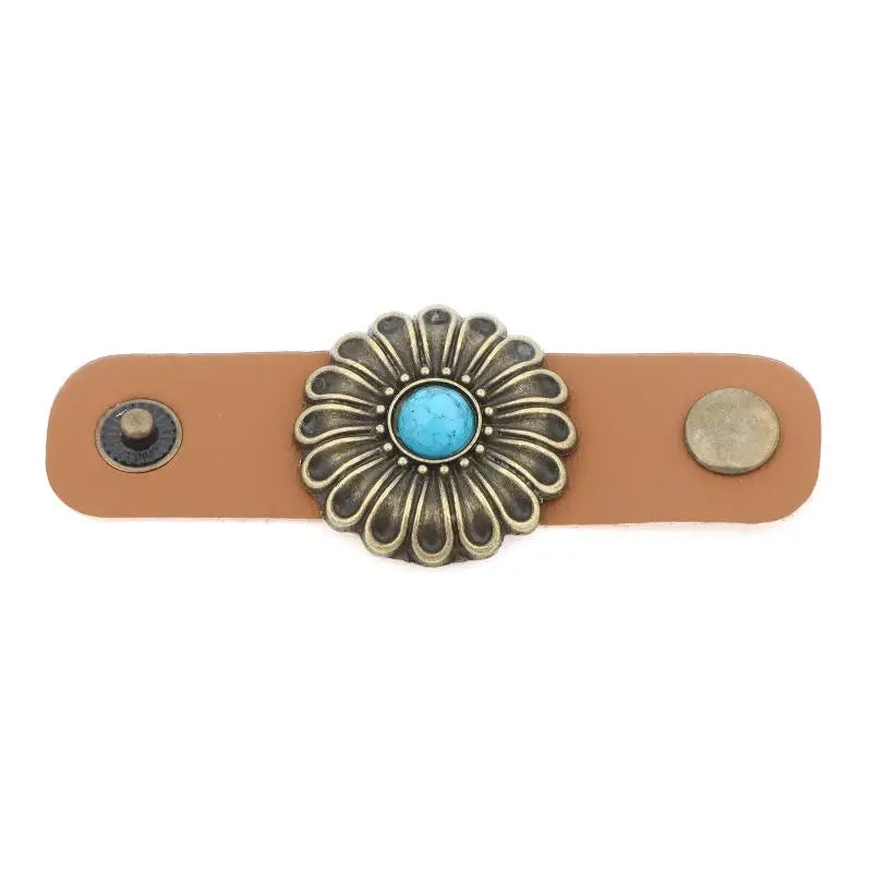 Vintage Ethnic Scarf Ring Buckle – Bohemian Silk Scarf Clip