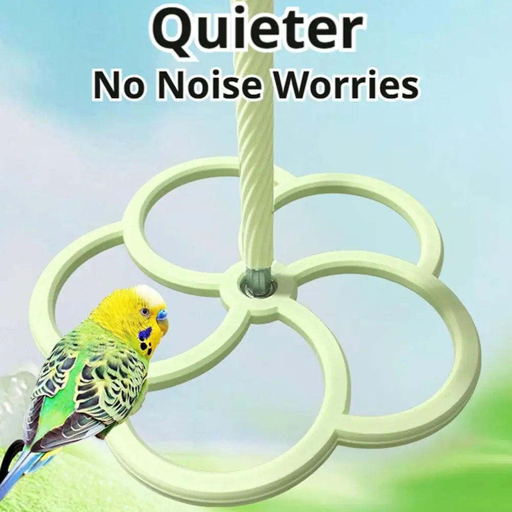 Rotating Windmill Parrot Toy – Interactive Bird Cage Enrichment