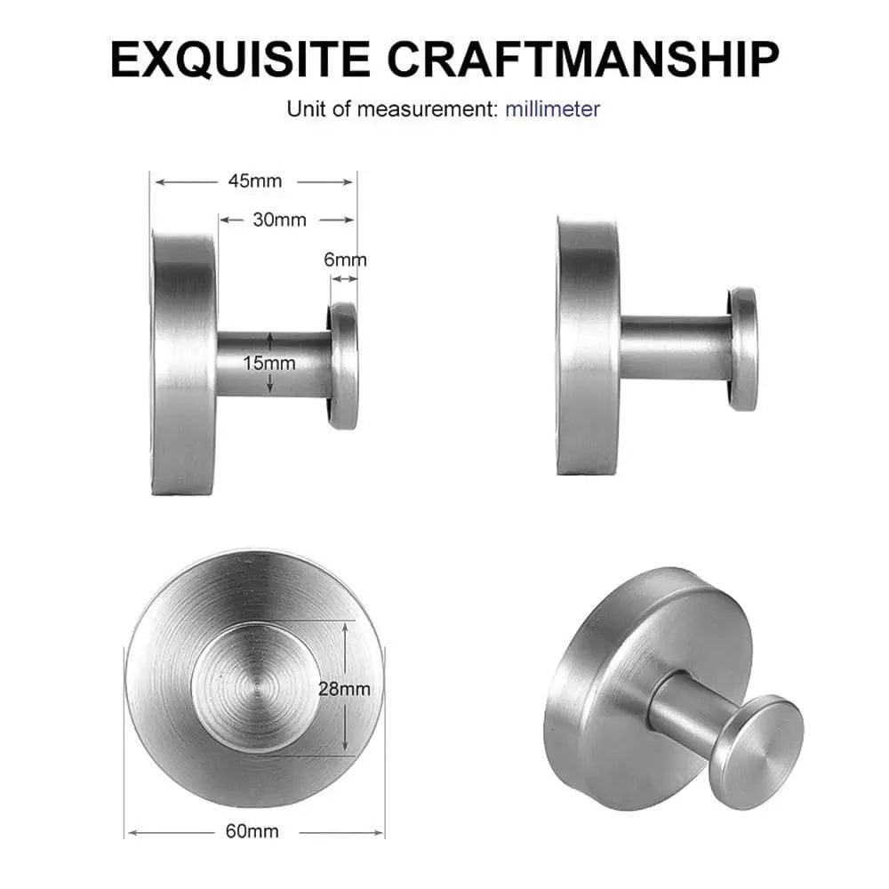Traceless Suction Cup Hooks – No-Drill Stainless Steel Hook
