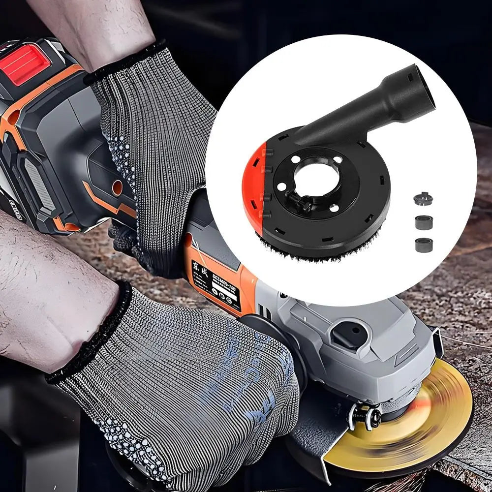 Universal Angle Grinder Dust Shroud – Detachable Cover 100–150mm