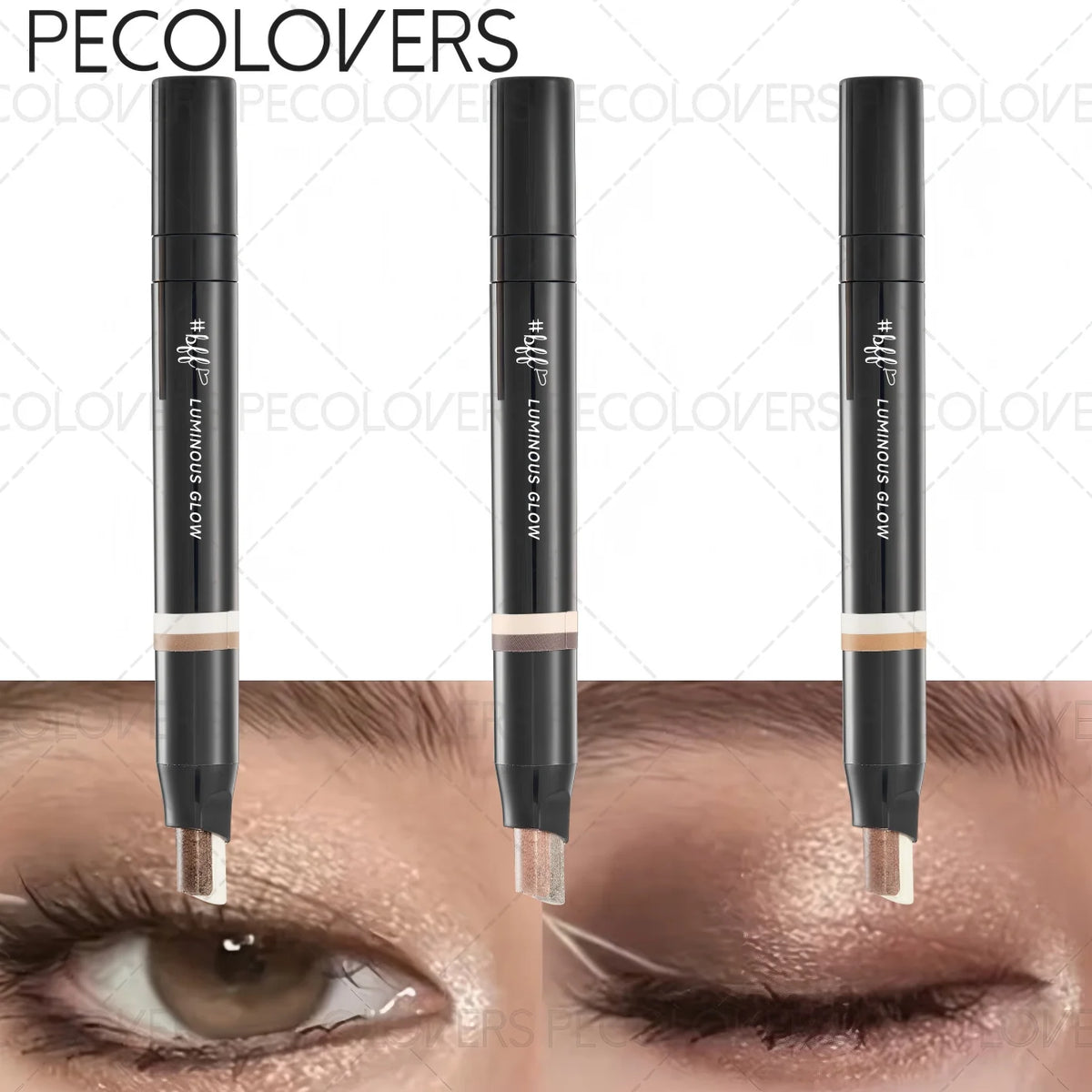 SAMMY Two-Tone Eyeshadow Stick – Coral & Bronze Eye Definer