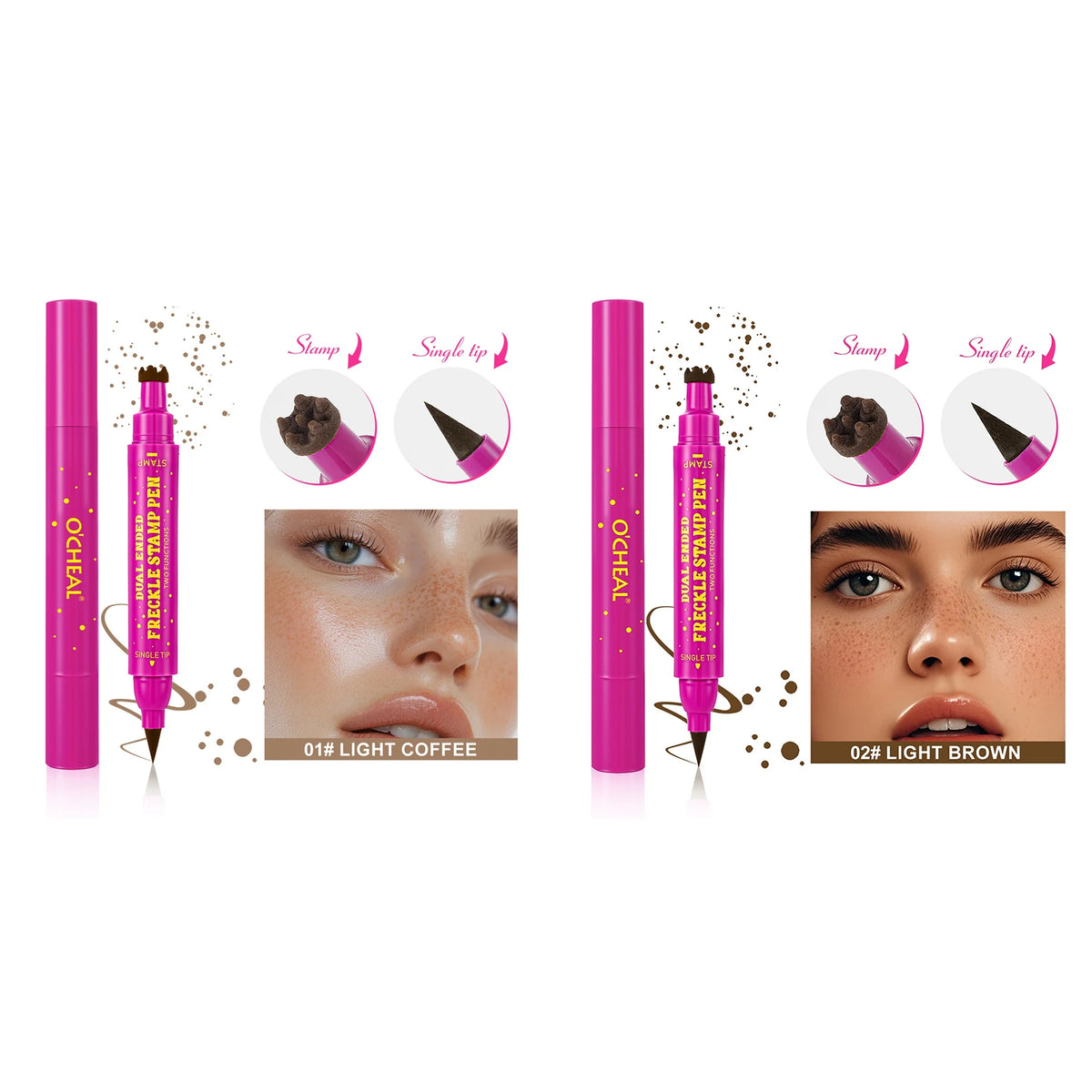 BOSUYA Dual-Ended Waterproof Faux Freckle Pen – Face Dotting