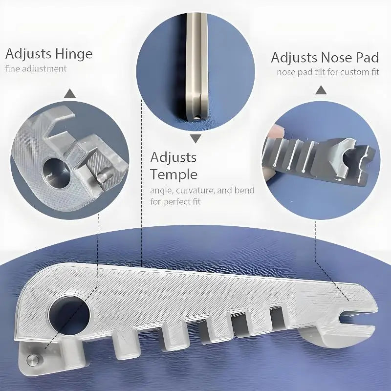 Eyeglass Frame Bender & Temple Arm Adjuster – 2-Pack Tool
