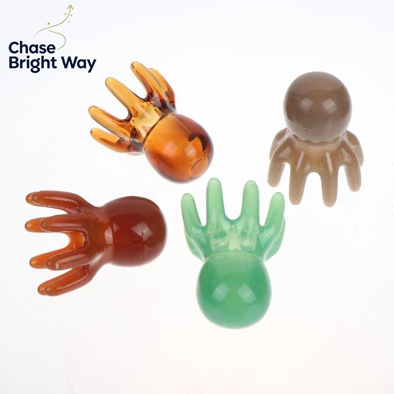 Resin Octopus Gua Sha Massage Comb – 2-Pack Scalp Tool