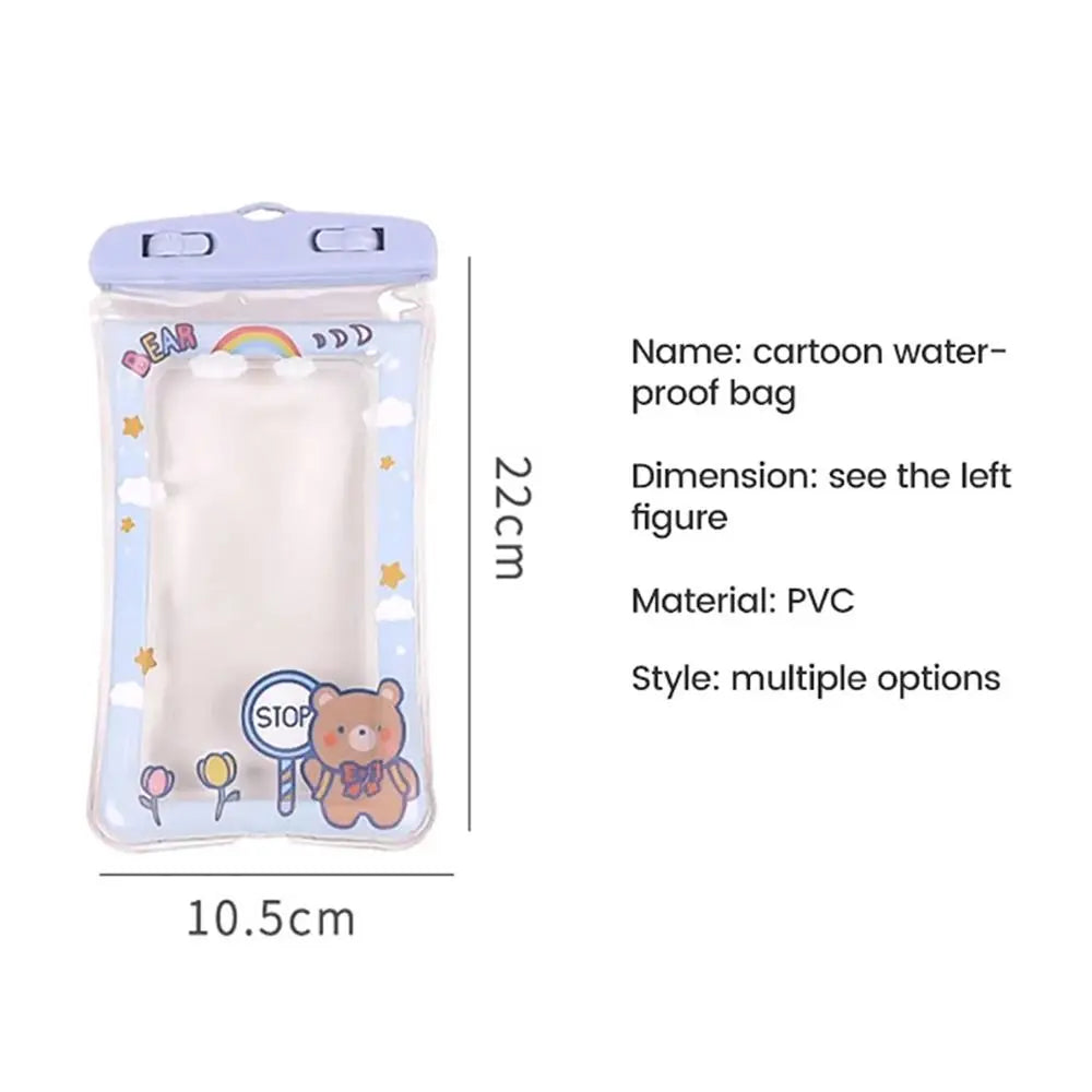 Waterproof Cartoon Rabbit Phone Bag – Shockproof Crossbody Case