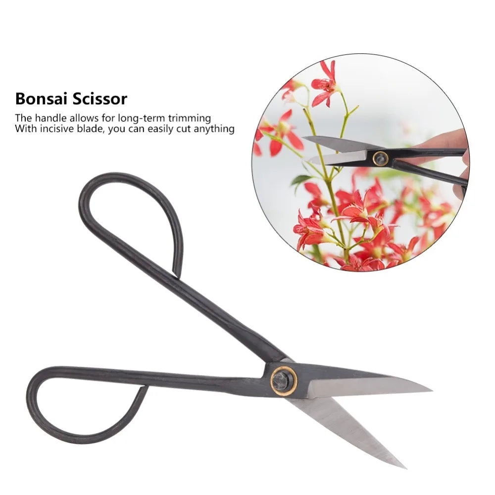 Steel Bonsai Pruning Scissors – Sharp Precision Garden Shears