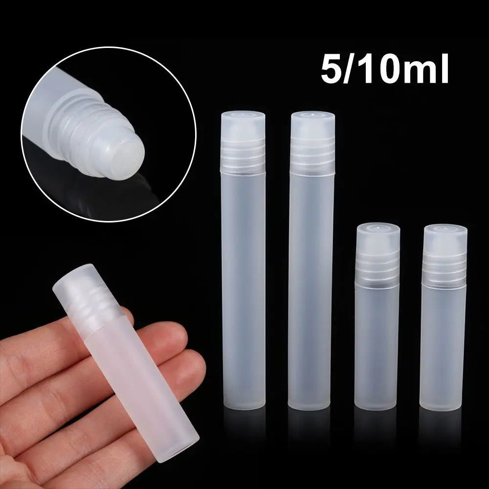Frosted Glass Roller Ball Bottle – Refillable 5ml & 10ml
