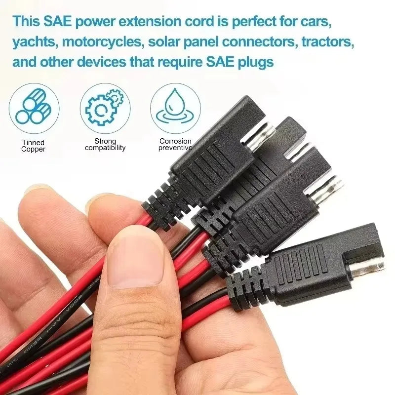 SAE Quick Disconnect Extension Cable – Solar & Automotive