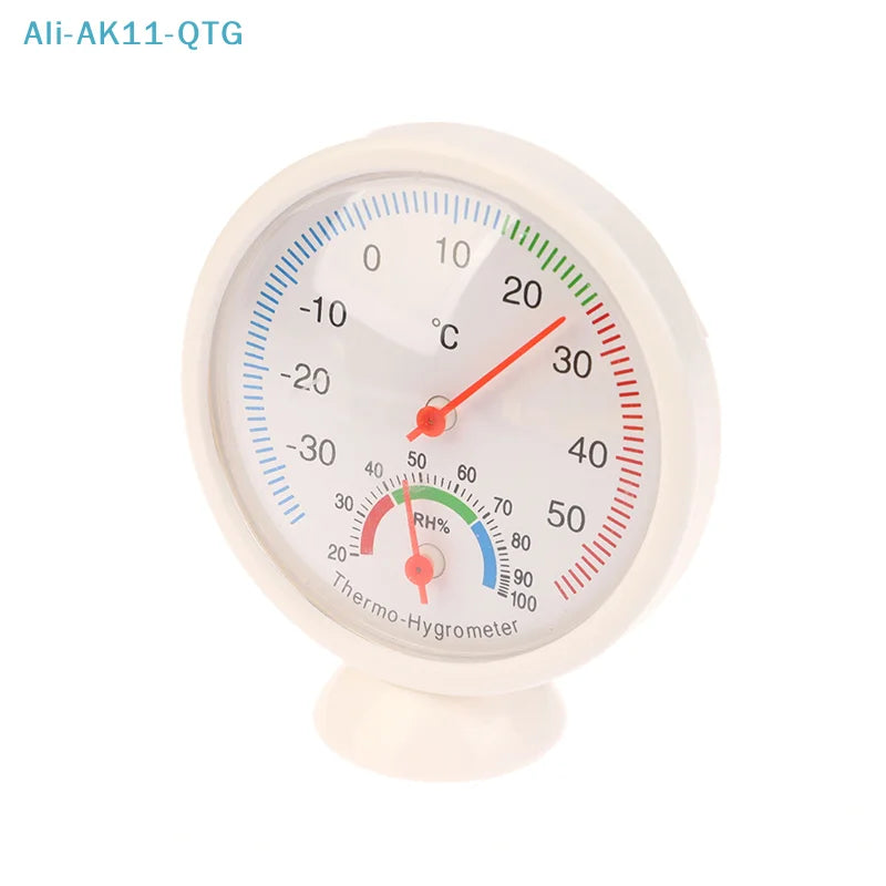 Mini Analog Thermometer Hygrometer – Bell-Shaped Garden Gauge