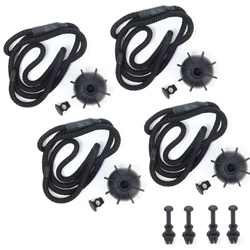Universal Car Trunk Partition Straps – Organizer Sling Pair