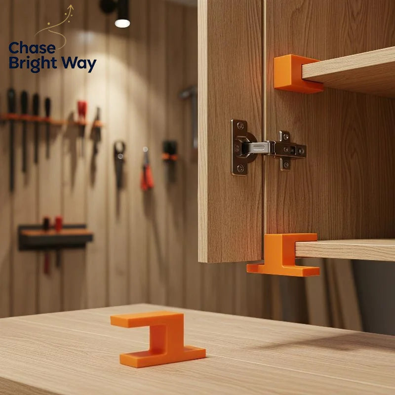 Cabinet Door Fitting Jig T-Type Corner Bracket Woodworking Tool