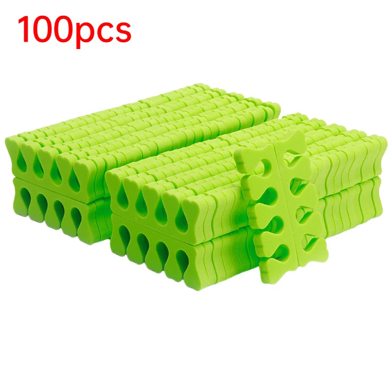 Sponge Toe Separators 100/200 Pack – Pedicure Manicure Tool