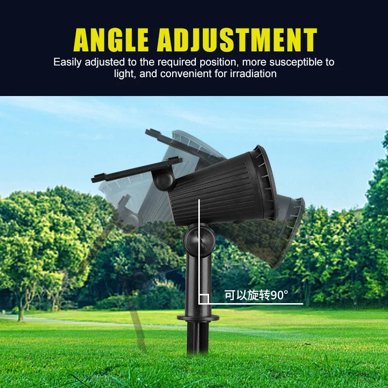 Solar Inground LED Landscape Light – IP65 Waterproof Dimmable