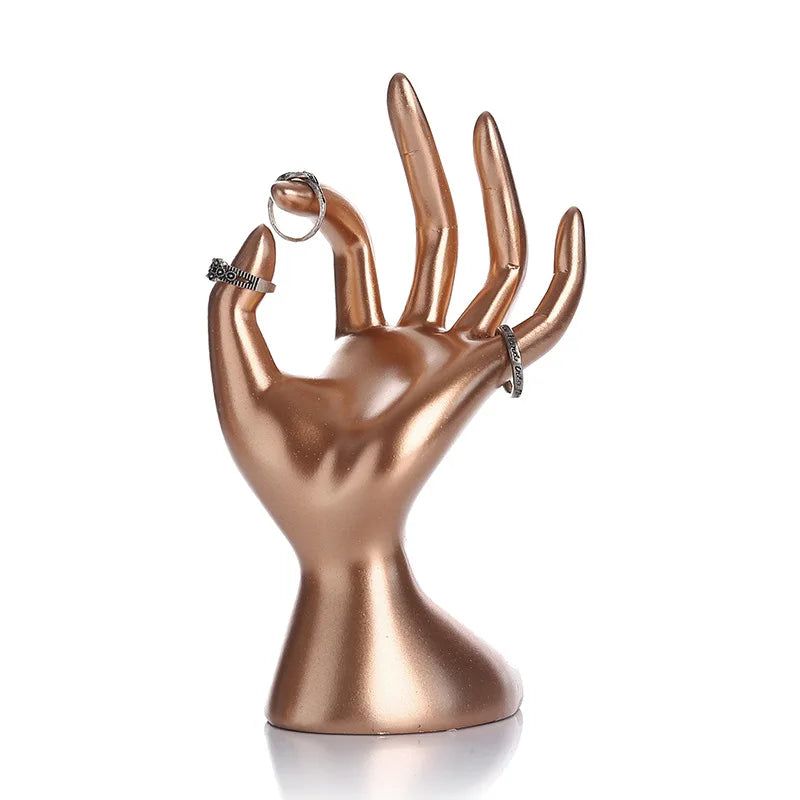 Resin Abstract Art Jewelry Display Bust & Mannequin Head Stand