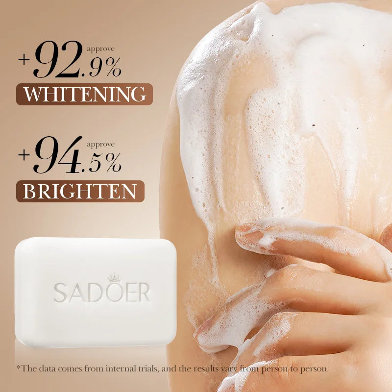 SADOER Niacinamide Arbutin Brightening Facial Soap Cleanser