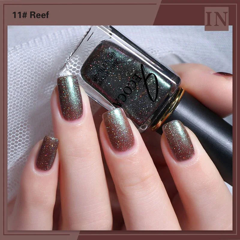 Glitter Gel Nail Polish – Aurora UV LED Soak Off Semi Permanent