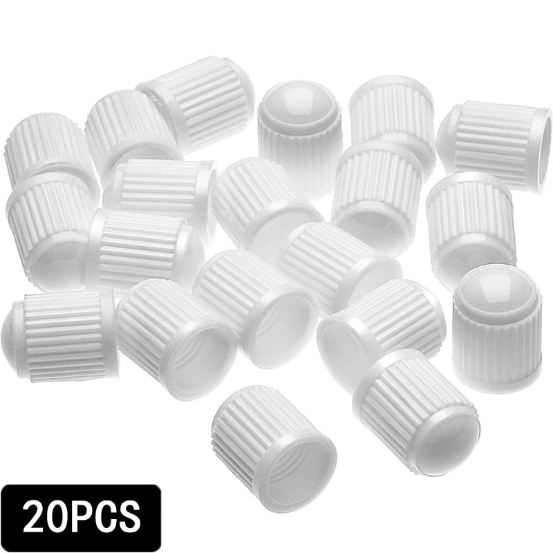 Tire Valve Stem Caps – Universal Dustproof ABS 20-Pack