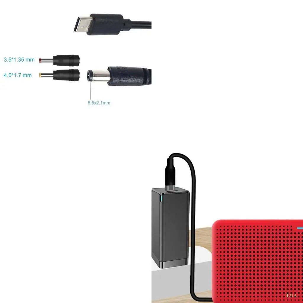 USB-C PD 12V Trigger Cable – Multi Barrel Tip Power Adapter